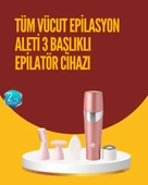 Acısız ve Hassas Tüy Temizleme Cihazı – 3 Başlıklı thumbnail 1