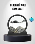 Zarif Cam Kum Saati – Ofis, Ev ve Raf Dekoru için Estetik Tasarım thumbnail 1