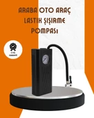 Type-C Şarjlı Güçlü Elektrikli Kompresör Motosiklet Oto Bisiklet İçin thumbnail 1