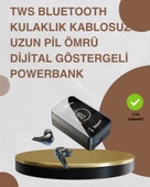 Bluetooth 5.1 Kablosuz Kulaklık – 3500 mAh Şarj Kutulu thumbnail 1