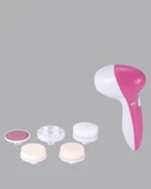 5 Başlıklı Yüz Masaj Aleti – Cilt Temizleme, Peeling, Siyah Nokta ve Gözenek Bakımı thumbnail 5