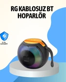 RGB Led Işıklı Güçlü Baslı Kablosuz Hoparlör thumbnail 1