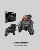 Çocuklar ve Yetişkinler İçin Uygun 500 Oyunlu Taşınabilir Mini Retro El Konsolu thumbnail 3