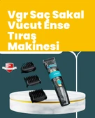 VGR V-695 Saç ve Sakal Kesme Makinesi LED Ekranlı 5 Uzunluk Ayarı thumbnail 1
