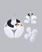 5 Kanatlı Solar Kamp Lambası – USB Şarjlı, Taşınabilir, IP65 Su Geçirmez Bahçe Lambası thumbnail 4