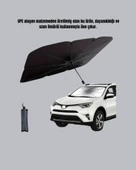 Şemsiye Tasarımlı Katlanabilir Araç Güneşliği – Geniş Uyumlu, UV Koruma thumbnail 3