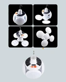 IPX4 Suya Dayanıklı, Katlanabilir LED Kamp Lambası ve Acil Durum Işığı thumbnail 2