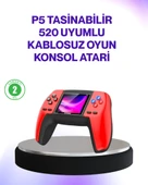 520 Klasik Oyunlu P5 Retro Elde Taşınabilir Konsol thumbnail 1