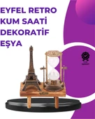 Ev, Ofis ve Kafeler İçin Retro Ahşap Kum Saati Dekorasyonu thumbnail 1