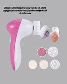 5’i 1 Arada Yüz Temizleme Cihazı – Masaj, Fırça, Peeling ve Krem Uygulama Aparatlı thumbnail 3