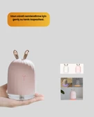 Ultrasonik Hava Nemlendirici 200 ml Aroma Difüzör LED Işıklı Sessiz thumbnail 4