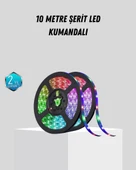 Smart Şerit LED Işık – Uzaktan Kumandalı, USB Girişli, Müzik Modlu thumbnail 1