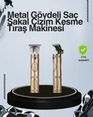 Kompakt Tasarımlı, Uzun Pil Ömürlü Saç Sakal Kesme Makinesi thumbnail 1