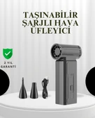 Taşınabilir Şarjlı Güçlü Hava Üfleme Aleti Çok Yönlü Kullanım thumbnail 1