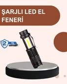 Alüminyum Gövdeli 2000 Lümen Güçlü LED El Feneri thumbnail 1