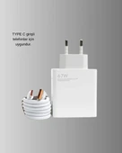 67W Süper Hızlı Şarj Adaptörü ve Kablo Seti – Güvenli, Kompakt ve Ergonomik Tasarım thumbnail 5