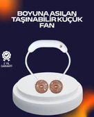 USB Şarjlı Katlanabilir Mini Boyun Fanı 1–3 Saat Kullanım thumbnail 1