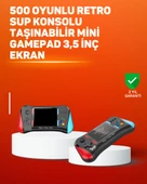 500 Oyunlu El Tipi Taşınabilir Oyun Konsolu – Şarjlı ve TV Bağlantılı Model thumbnail 1