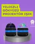 USB’li Yıldız Projektör Lamba – Döner Galaxy Işık Şovu, Çocuk ve Yetişkin Uyku Lambası thumbnail 1