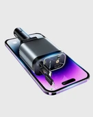 BMW, Mercedes, Audi, Volkswagen Araçlar için 4’ü 1 Arada Hızlı Şarj Cihazı thumbnail 2