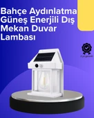 Güneş Enerjili Hareket Sensörlü Duvar Lambası thumbnail 1