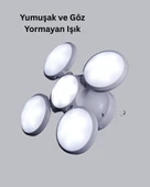 Güneş Enerjili ve USB Şarjlı LED Kamp Lambası – 5 Farklı Işık Modlu, Askılı Tasarım thumbnail 4