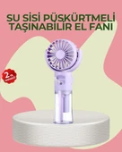 4 Kademeli Serinletici Su Buharlı El Vantilatörü thumbnail 1