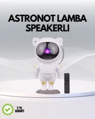 USB Güç Bağlantılı Çok Fonksiyonlu Astronot Gece Lambası thumbnail 1