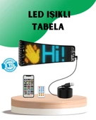 USB Destekli LED Mağaza Tabelası – Renkli RGB Kayan Yazı Paneli thumbnail 1