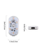 USB Şarjlı, 3 Saat Kesintisiz Çalışan Araba Atmosfer Işıkları thumbnail 4