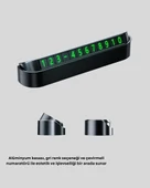 Çevirmeli Araç İçi Park Numaratörü – Alüminyum Gri, Kolay Montaj ve Net Görünüm thumbnail 2