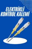 Çift Uçlu Kontrol Kalemi Elektrik Test Kalemi Şeffaf thumbnail 1