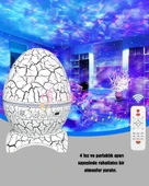 Galaksi Efektli Dinozor Yumurta Projektör – Yüksek Çözünürlüklü thumbnail 2