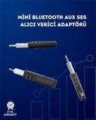 Kablolu Hoparlör ve Kulaklıklar İçin Bluetooth Adaptör | Mini Boy, Klipsli, Taşınabilir thumbnail 1