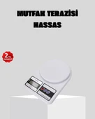 LCD Ekranlı Hassas Dijital Mutfak Terazisi – 5kg Kapasite, 1g Hassasiyet thumbnail 1