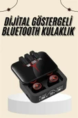 Kablosuz Şarj Göstergeli Powerbank Özellikli Bluetooth Kulaklık Çağrı Cevaplayabilen thumbnail 2