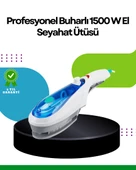 Taşınabilir Buharlı Ütü 1500W | Giysilerde Yanık Bırakmaz, Kokuyu Giderir thumbnail 1