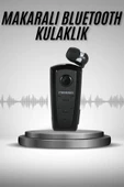 Makaralı Bluetooth Kulakiçi Yaka Kulaklığı Kablosuz Kulaklık thumbnail 2