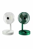 Katlanabilir Teleskopik Şarjlı Fan Masaüstü Soğutucu Vantilatör thumbnail 3