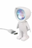 Gün Batımı Projektör Lamba Astronot Görünümlü Dekoratif Masa Lambası thumbnail 4