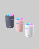 LED Işıklı USB Nemlendirici – Sürekli ve Aralıklı Püskürtme Modu thumbnail 2