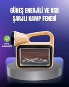 Solar Enerjili Alev Lambası – El Feneri ve Dekoratif Işık thumbnail 1
