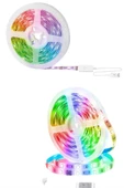 10M Şerit Led İç Mekan Renkli Rgb Şerit Led Kumandalı thumbnail 4