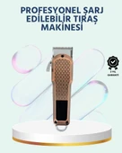 Şarjlı Saç Kesme Makinesi – Type-C Girişli, LCD Ekranlı ve Sessiz Motor thumbnail 1