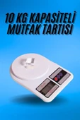Dijital Hassas 10 Kg Mutfak terazisi tartısı LCD Ekran Mutfak Tartısı thumbnail 2