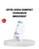 LED Işıklı Mikroskop 80X–200X Zoom Eğitici Bilim Seti ve Taşınabilir thumbnail 1