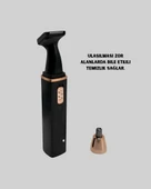 USB şarjlı, yıkanabilir başlıklı kişisel bakım cihazı-Tıraş Makinesi thumbnail 2