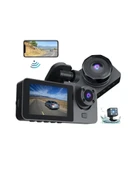 170° Geniş Açı Ön-Arka-İç Kamera Seti – Tam Kapsamlı Araç Güvenliği thumbnail 5