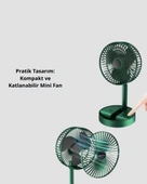 Katlanabilir Mini Fan – 3 Kademeli Soğutma, Şarjlı thumbnail 1