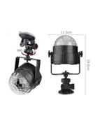 Taşınabilir ve Dayanıklı Plastik Kristal LED Disko Işığı thumbnail 3